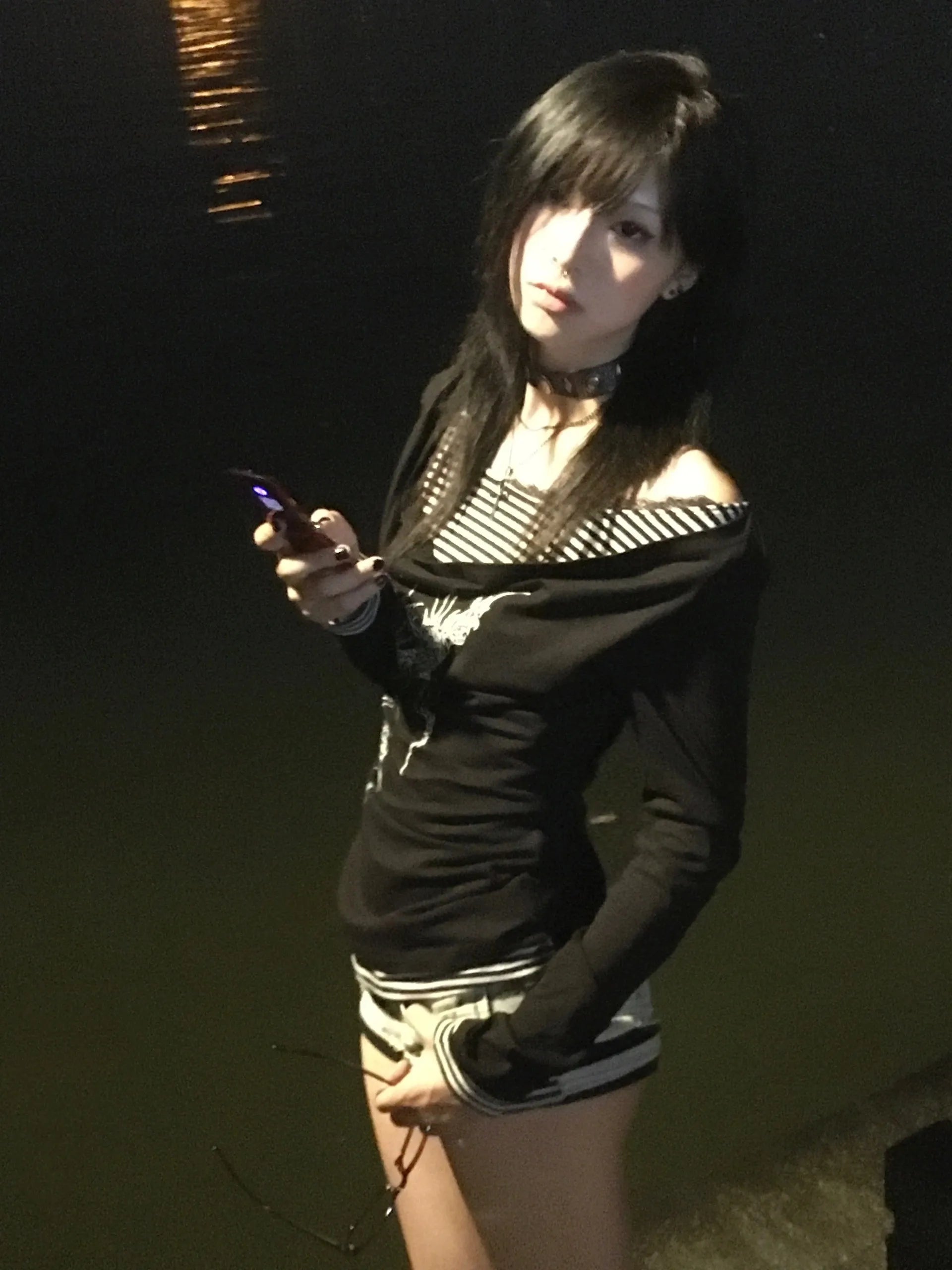 Karrram Japanese Y2k Fake Two-piece Tops Trashy 2000s Tattoo Print T-shirt Grunge Aesthetics Patchwork T Shirts Gothic Vintage