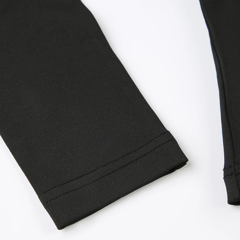 SUCHCUTE Leopard Print Patchwork Skinny Shorts Y2K Aesthetic 2000s Elastic Waist Bottoms Women Fashion Grunge Fairycore Clothes