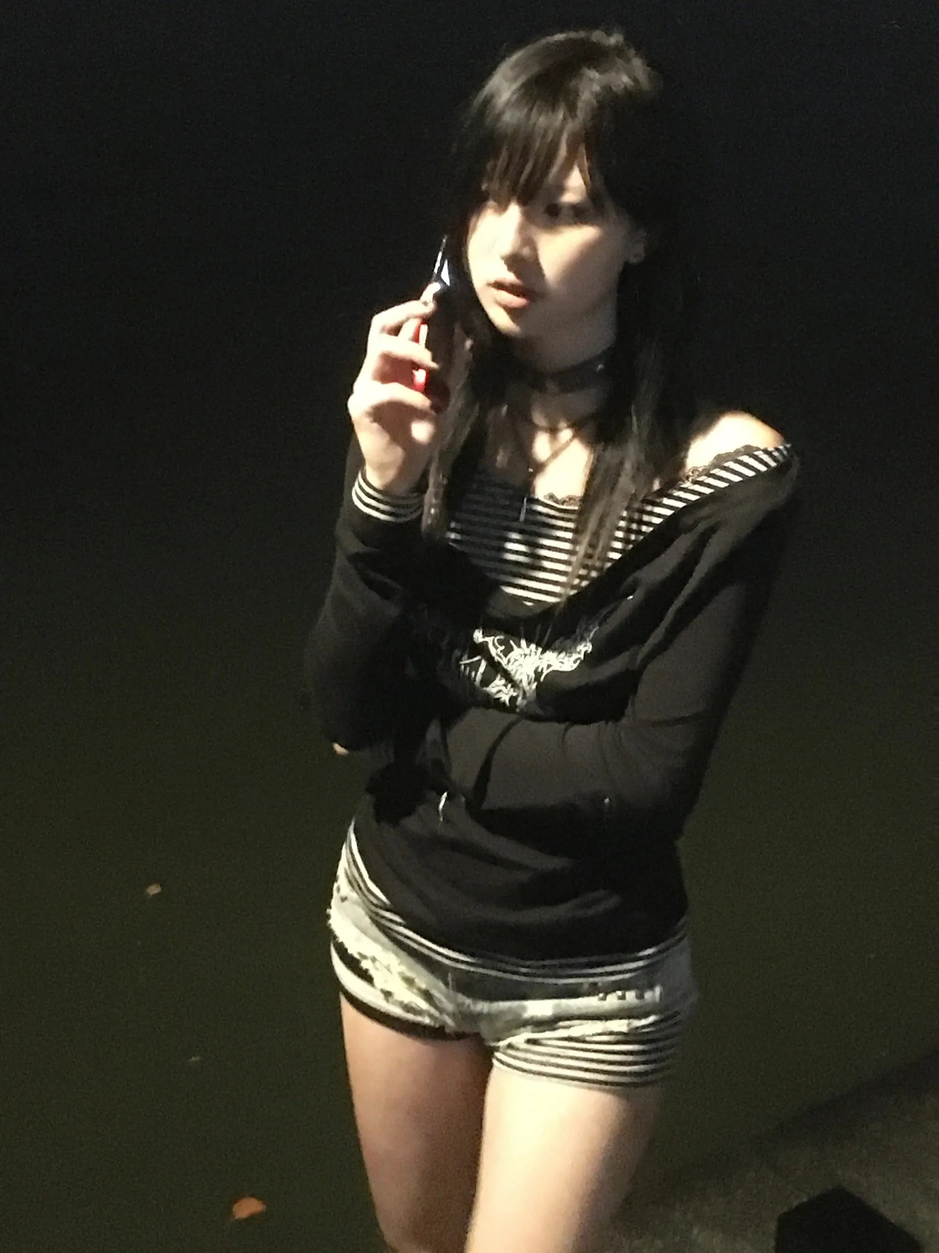 Karrram Japanese Y2k Fake Two-piece Tops Trashy 2000s Tattoo Print T-shirt Grunge Aesthetics Patchwork T Shirts Gothic Vintage